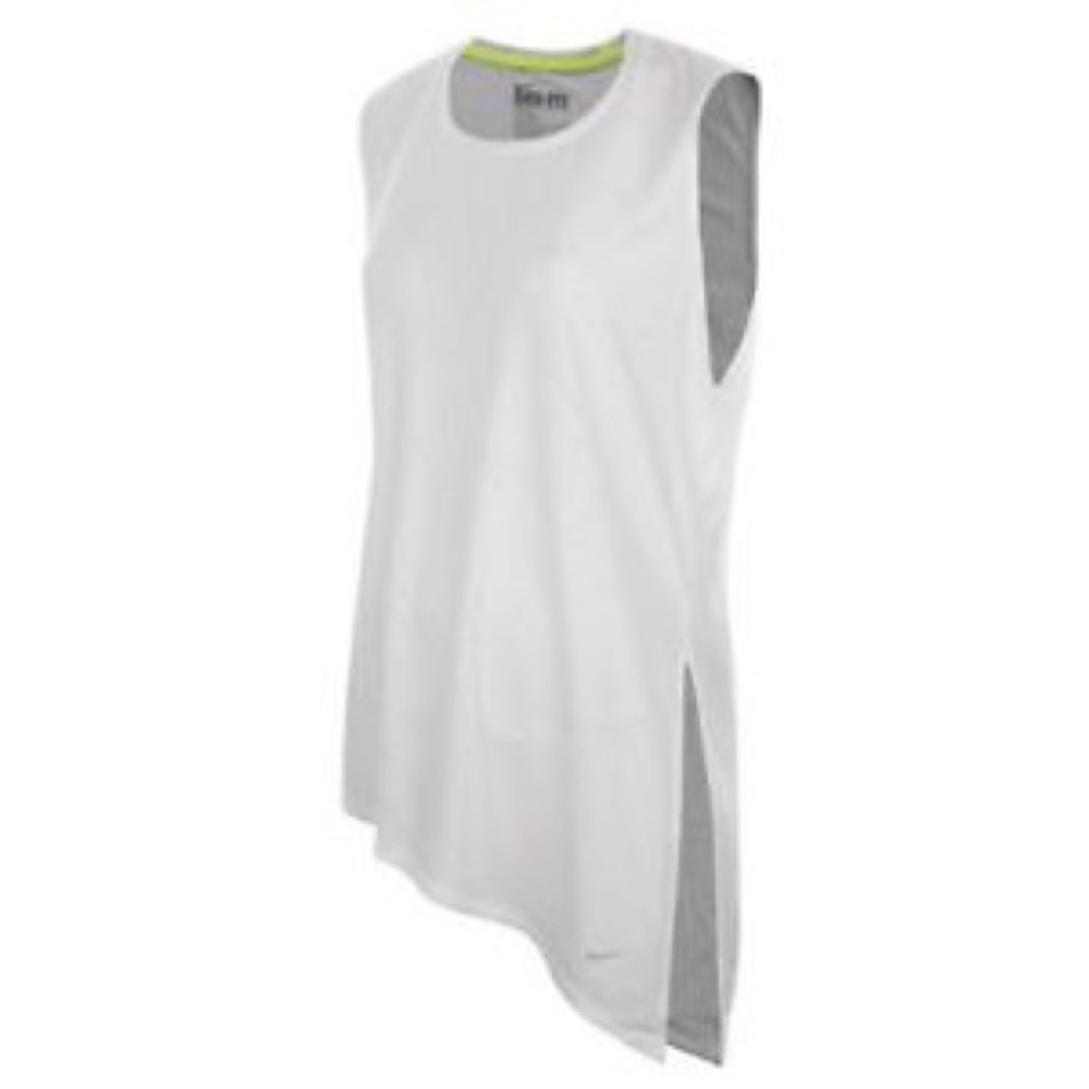 Nike Dri-Fit Loose Fit White Workout Top